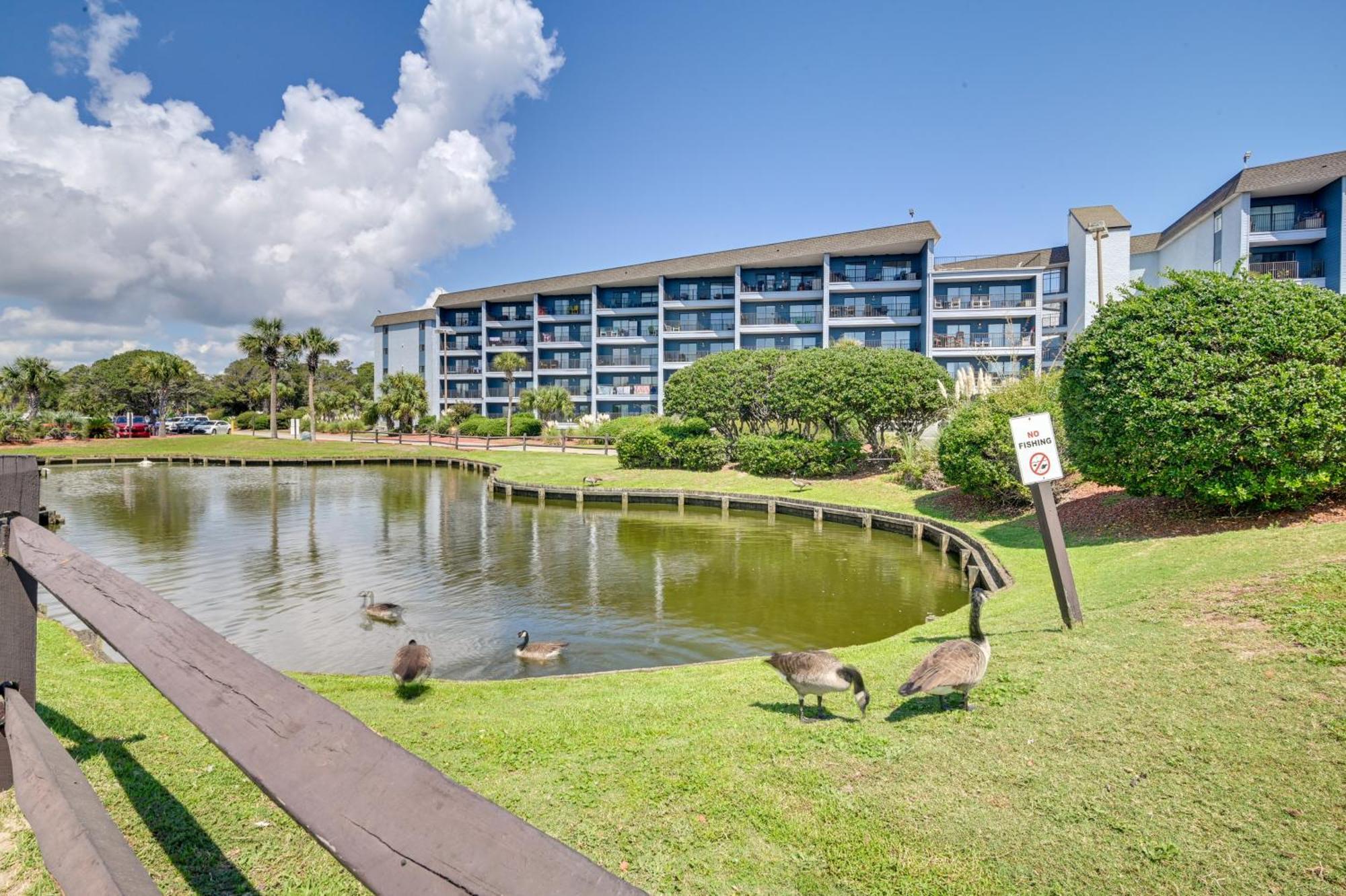 Renovated Oceanfront Resort Condo With Balcony Myrtle Beach Bagian luar foto