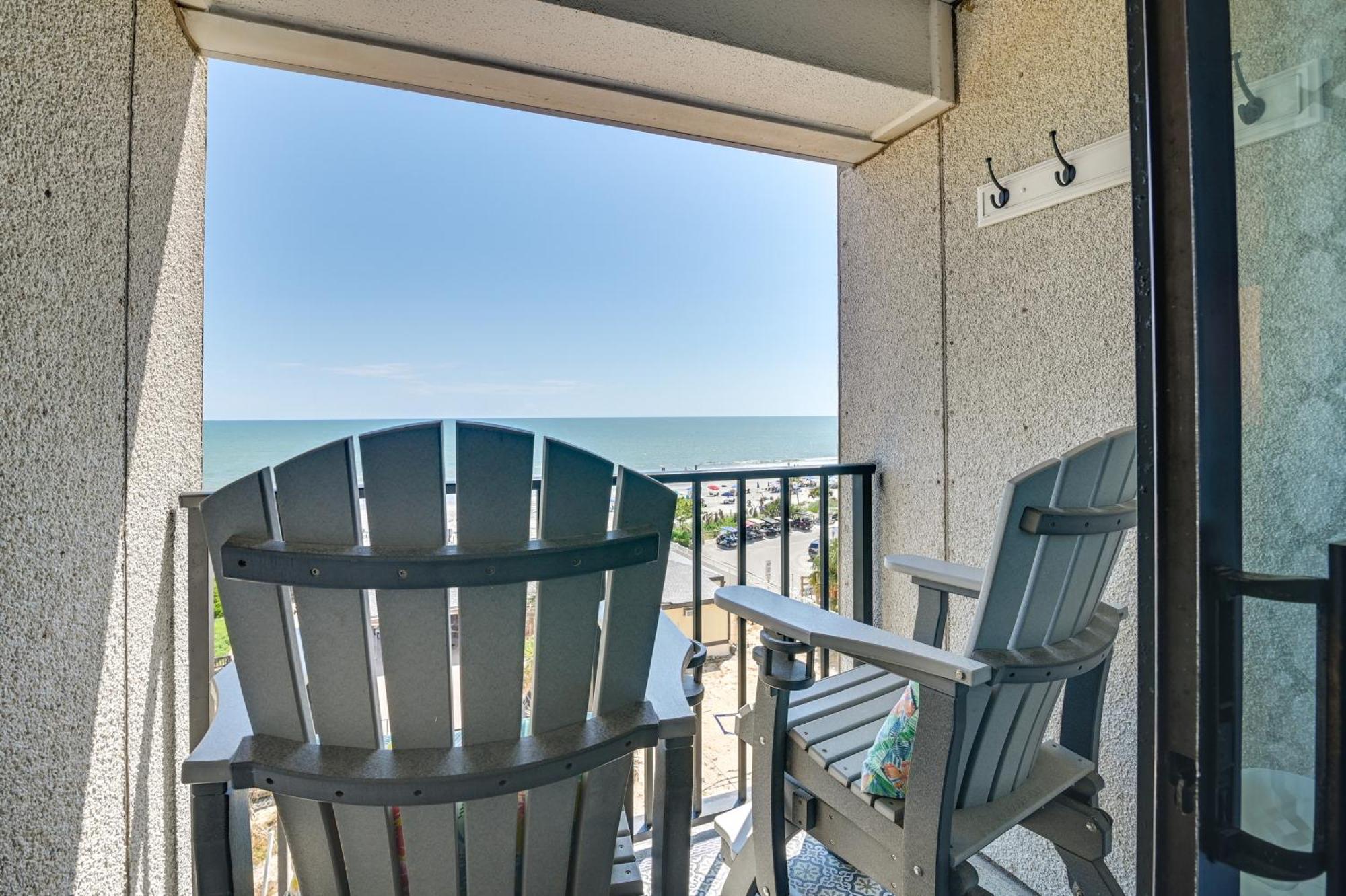 Renovated Oceanfront Resort Condo With Balcony Myrtle Beach Bagian luar foto