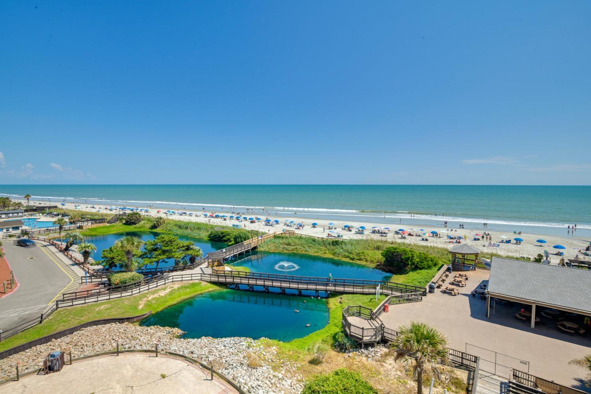 Renovated Oceanfront Resort Condo With Balcony Myrtle Beach Bagian luar foto